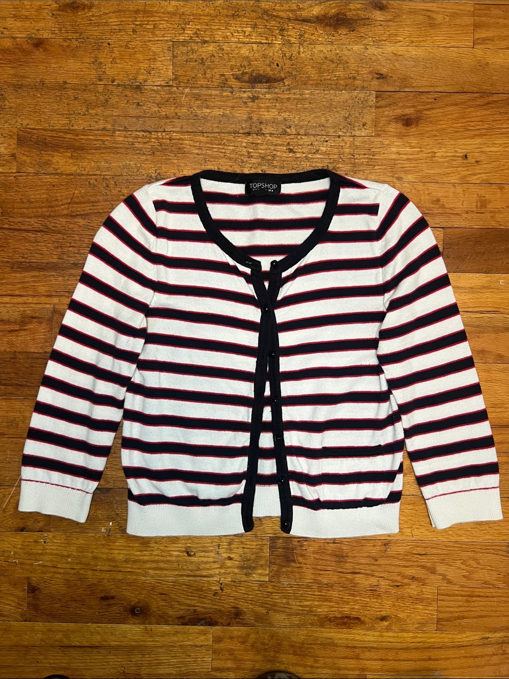 Topshop | Striped Cardigan